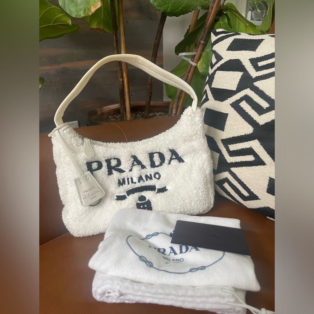 SOLD Prada Re Edtition White Terry Cloth